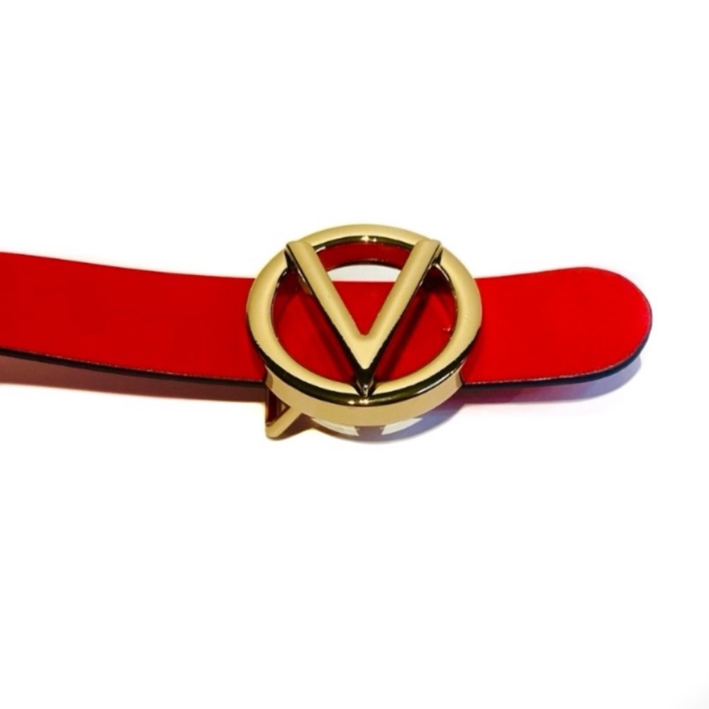 NWT VALENTINO RED LEATHER BELT - Picture 4 of 7
